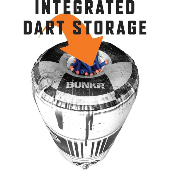 NERF Inflatable Take Cover Toxic Waste Barrel - Picture 4 of 5